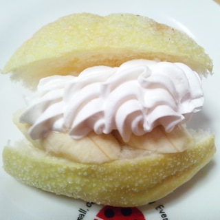 メロンパンdeメロンバナナケーキ♪